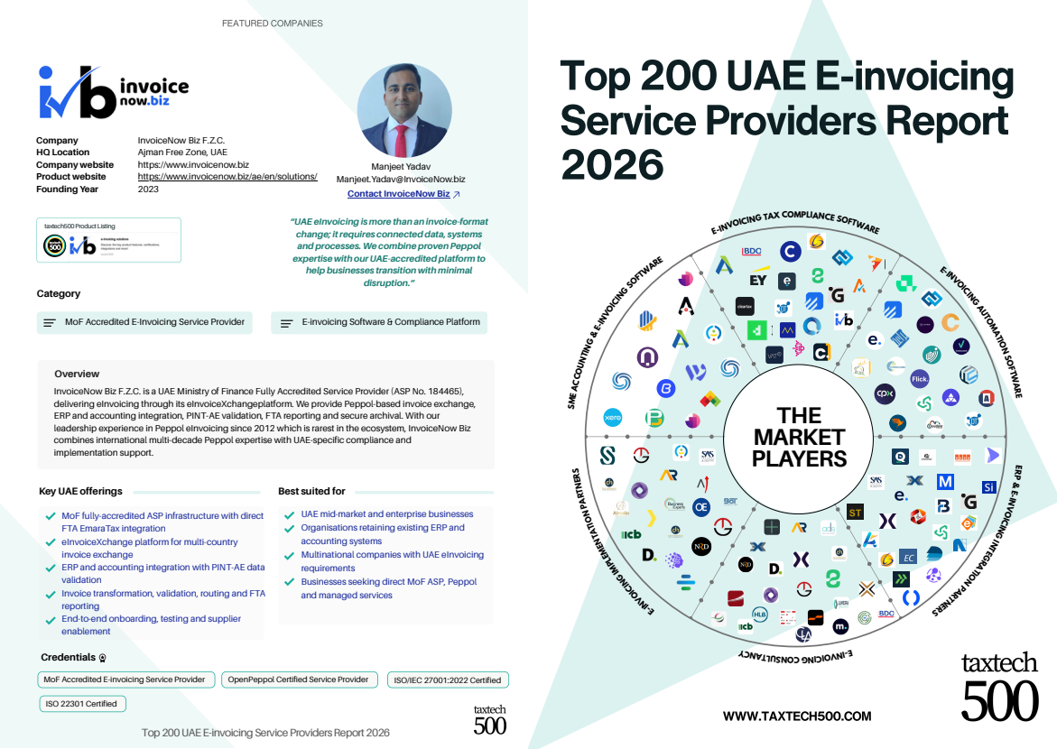 أفضل 200 مزوّد لخدمات الفوترة الإلكترونية في الإمارات لعام 2026